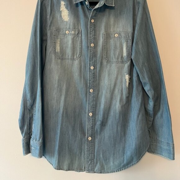 Among Equals Denim Button Down - Picture 4 of 4